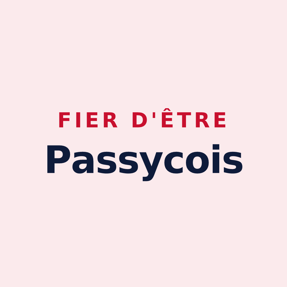 Magnet « Fier d'être Passycois » — design pour Passy