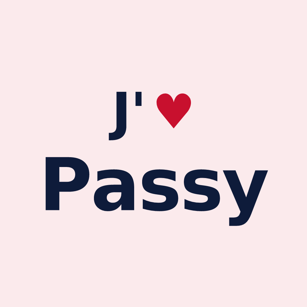 Magnet personnalisé Passy — design J'aime Passy