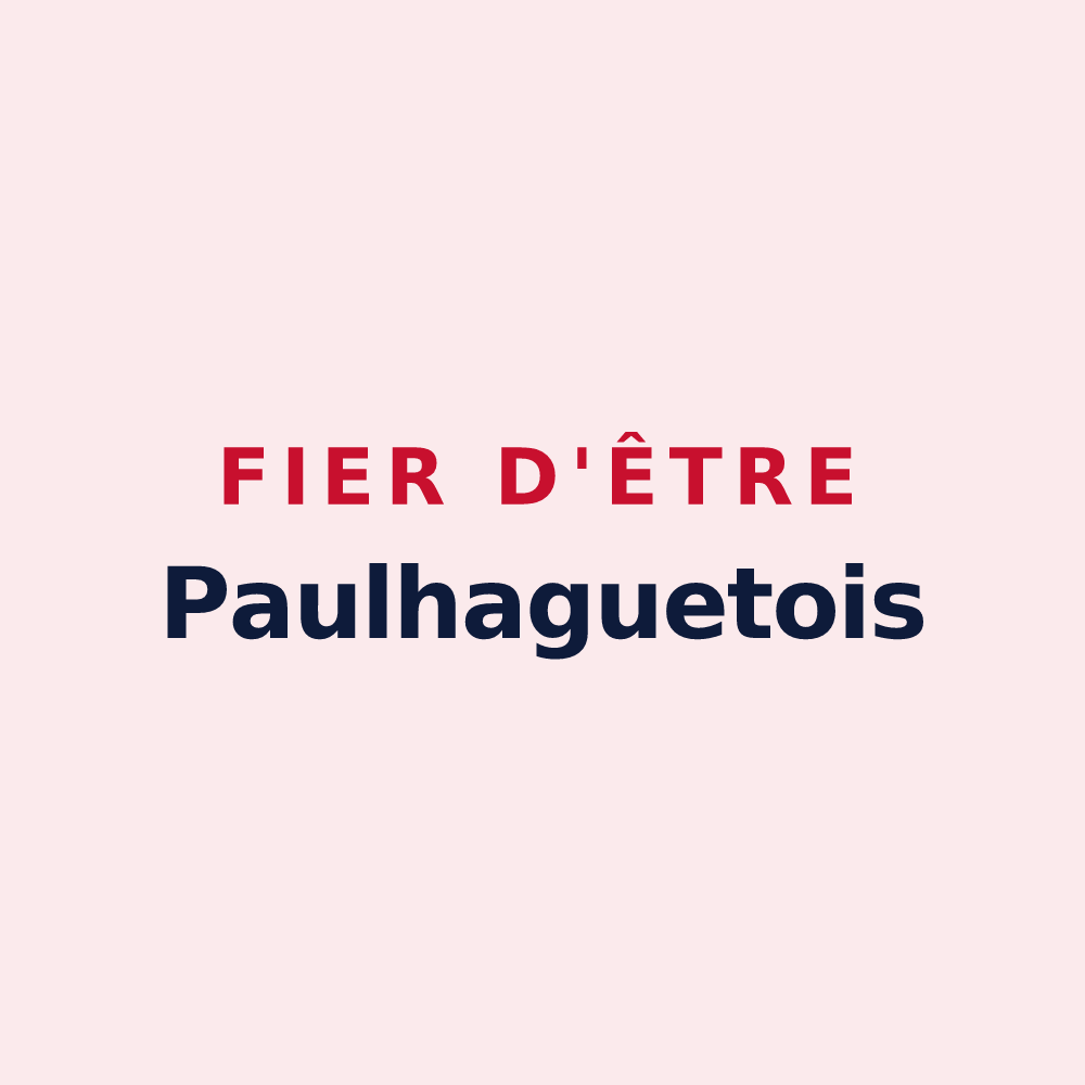 Magnet « Fier d'être Paulhaguetois » — design pour Paulhaguet