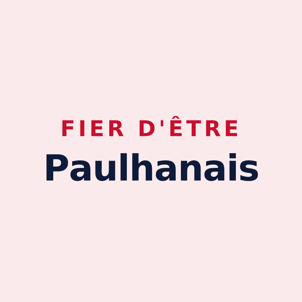 Magnet « Fier d'être Paulhanais » — design pour Paulhan