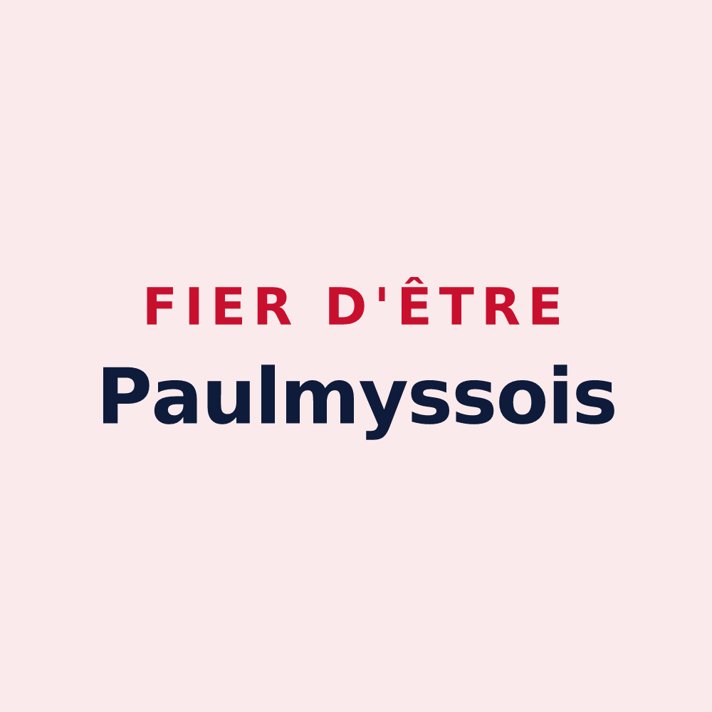 Magnet « Fier d'être Paulmyssois » — design pour Paulmy