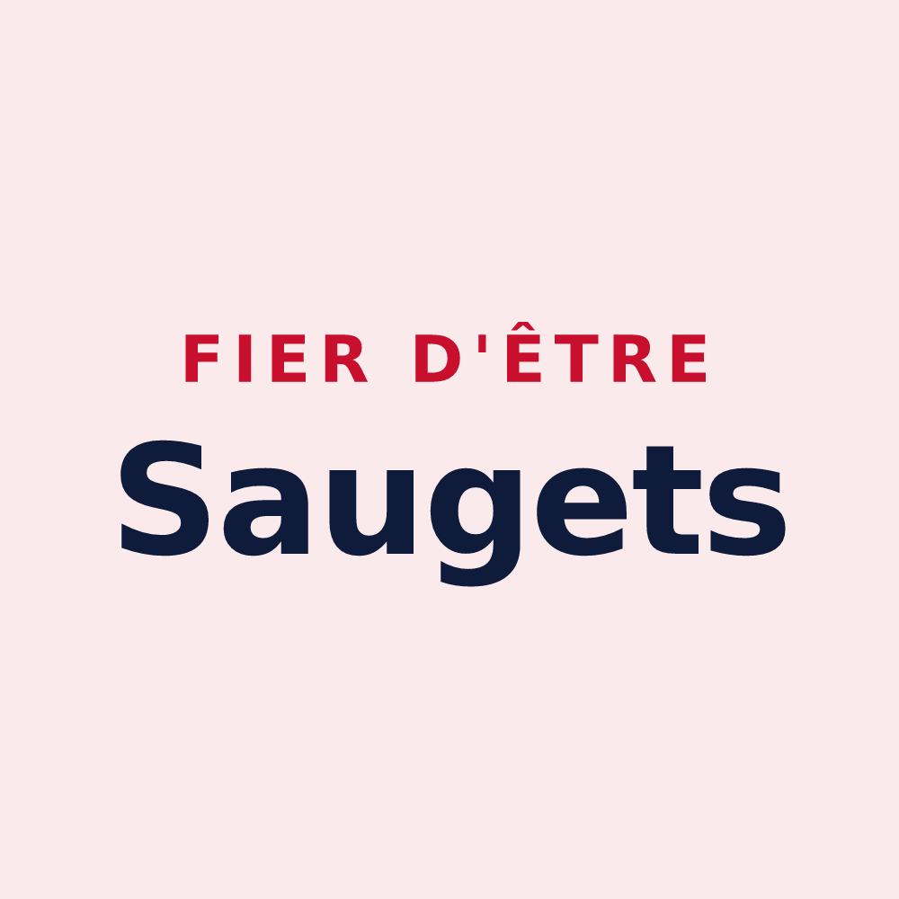 Magnet « Fier d'être Saugets » — design pour Pays-de-Montbenoît