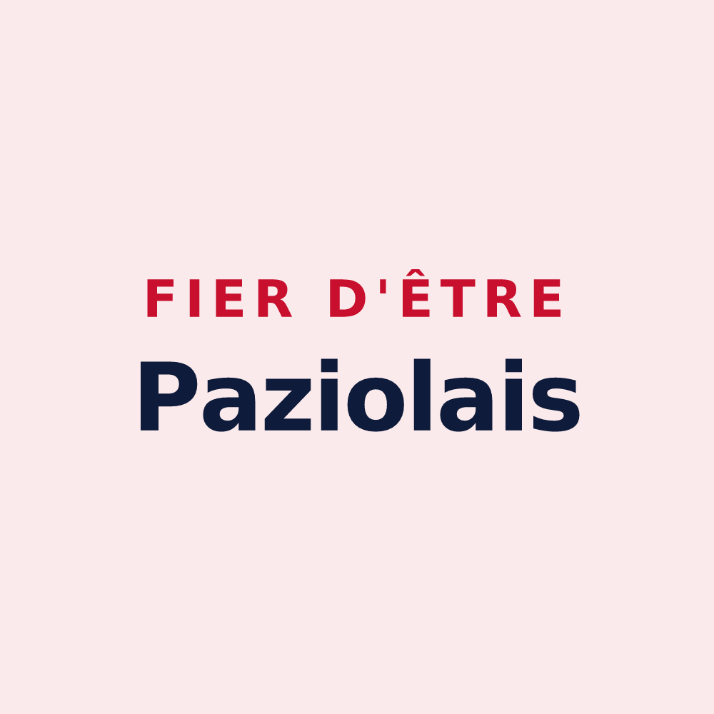 Magnet « Fier d'être Paziolais » — design pour Paziols