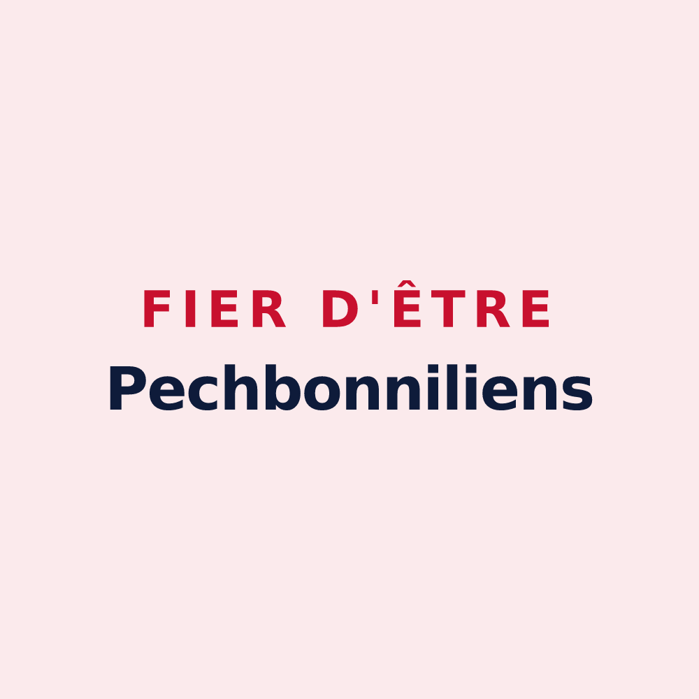 Magnet « Fier d'être Pechbonniliens » — design pour Pechbonnieu