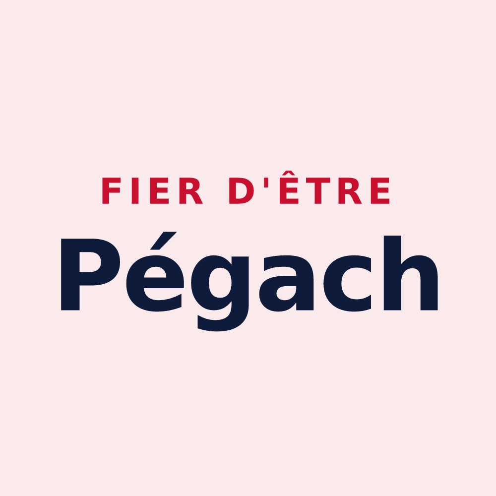 Magnet « Fier d'être Pégach » — design pour Pégairolles-de-Buèges