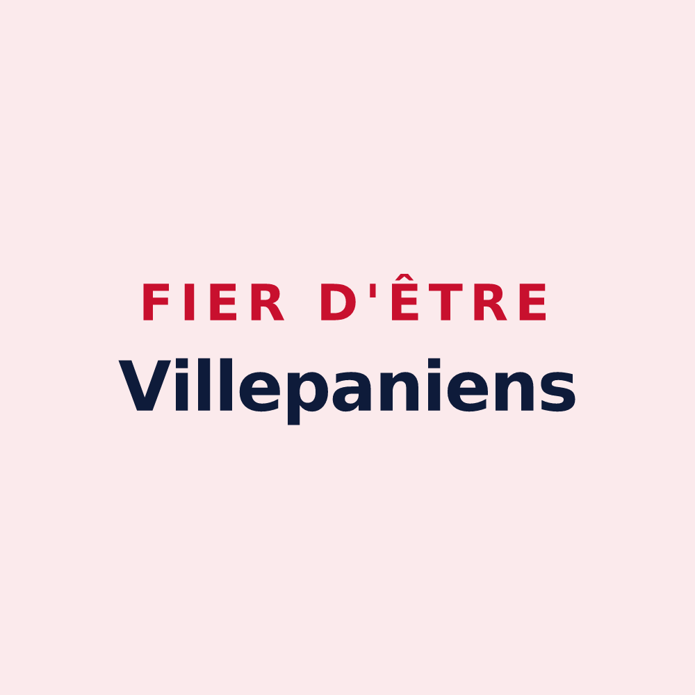 Magnet « Fier d'être Villepaniens » — design pour Peigney