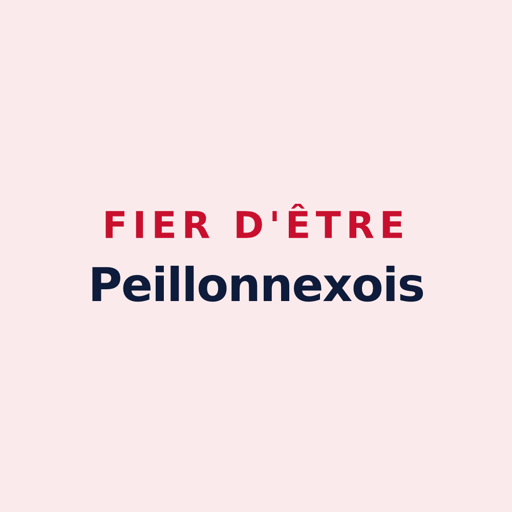 Magnet « Fier d'être Peillonnexois » — design pour Peillonnex