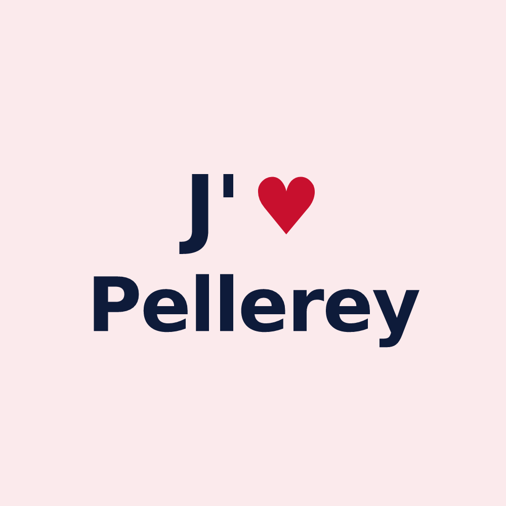 Magnet personnalisé Pellerey — design J'aime Pellerey