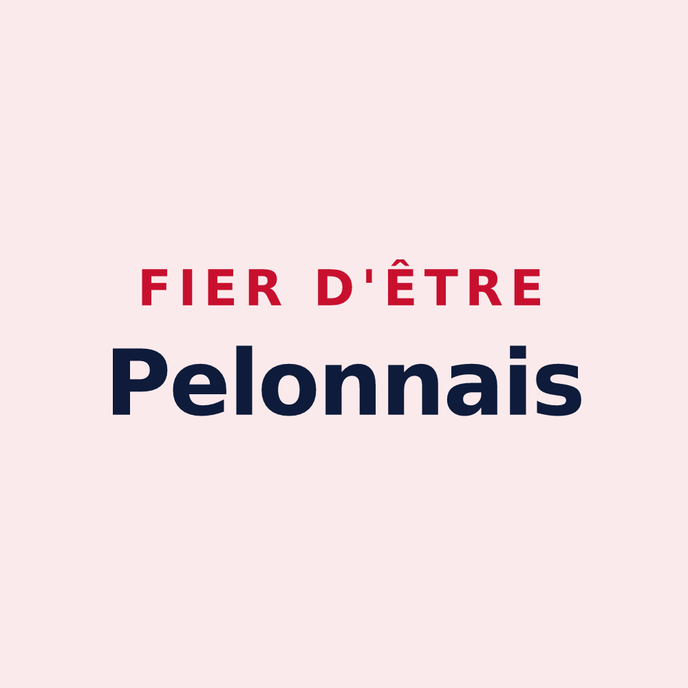 Magnet « Fier d'être Pelonnais » — design pour Pelonne