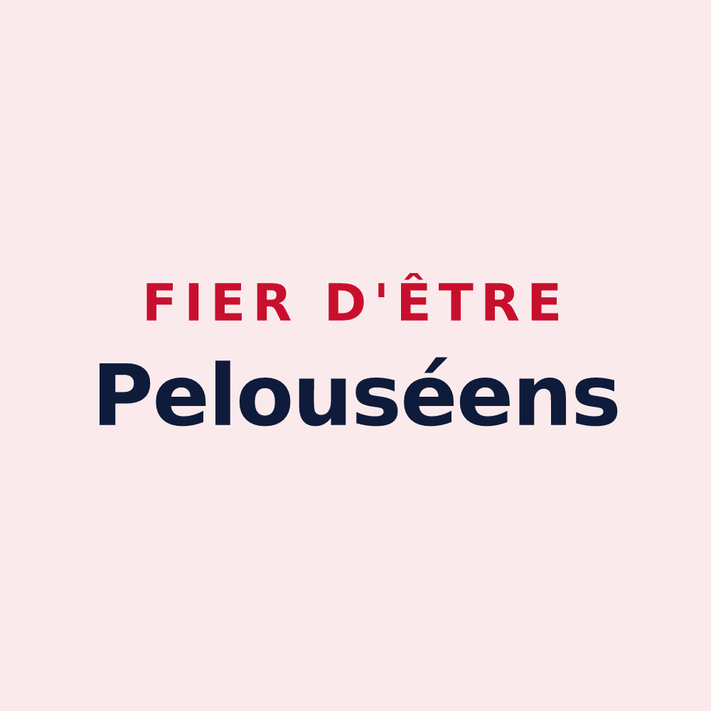 Magnet « Fier d'être Pelouséens » — design pour Pelousey