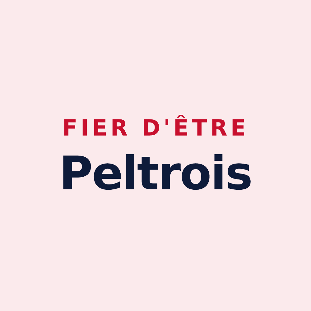 Magnet « Fier d'être Peltrois » — design pour Peltre