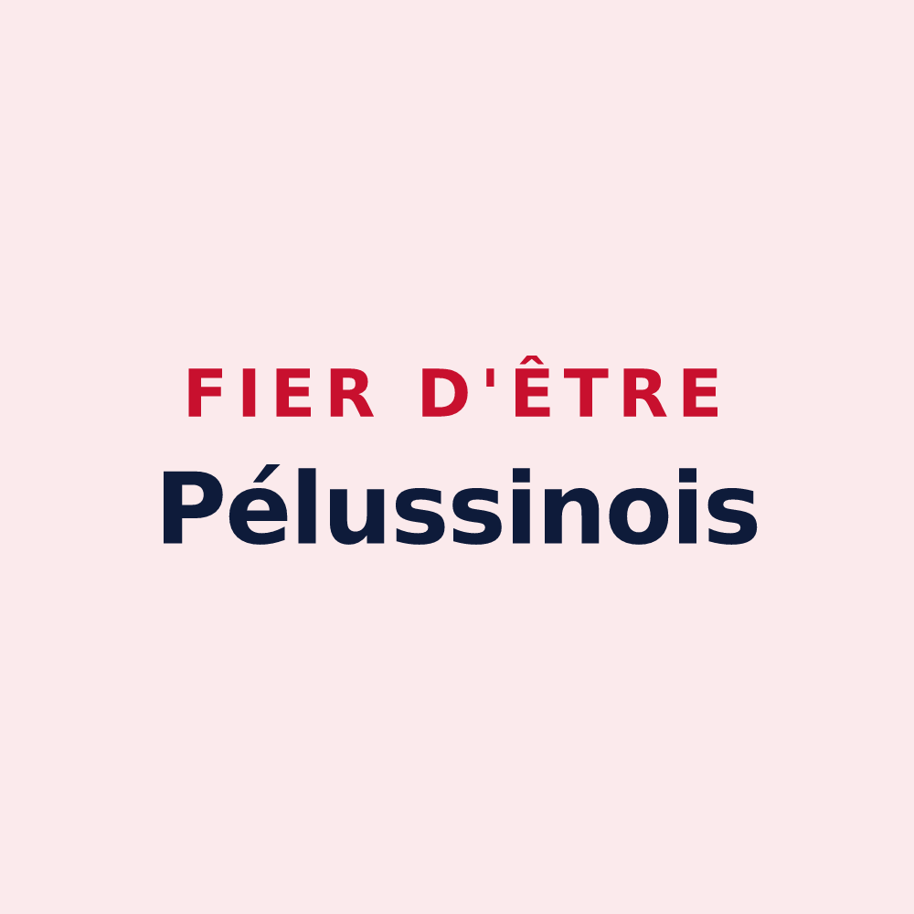 Magnet « Fier d'être Pélussinois » — design pour Pélussin