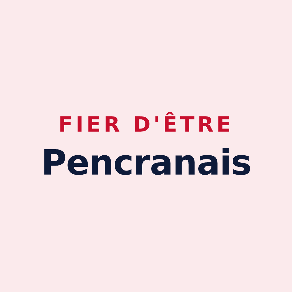 Magnet « Fier d'être Pencranais » — design pour Pencran