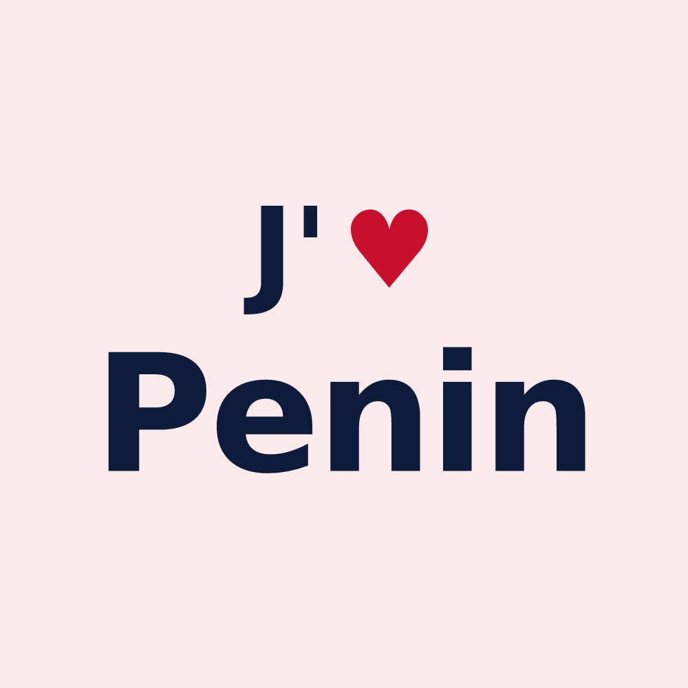 Magnet personnalisé Penin — design J'aime Penin