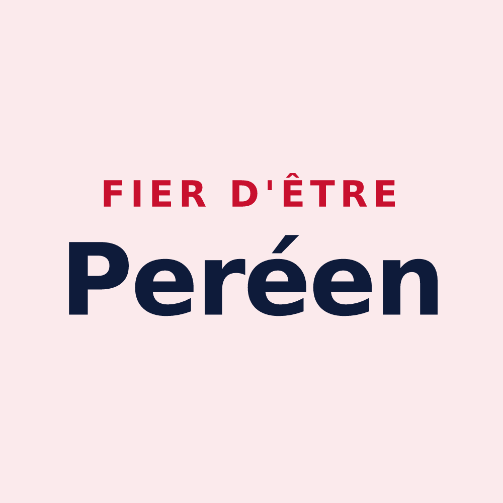 Magnet « Fier d'être Peréen » — design pour Peray