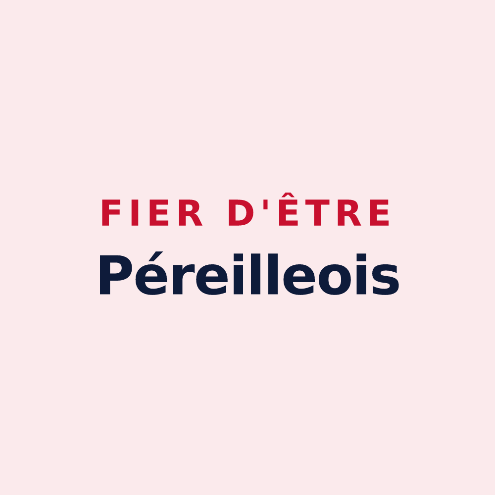 Magnet « Fier d'être Péreilleois » — design pour Péreille