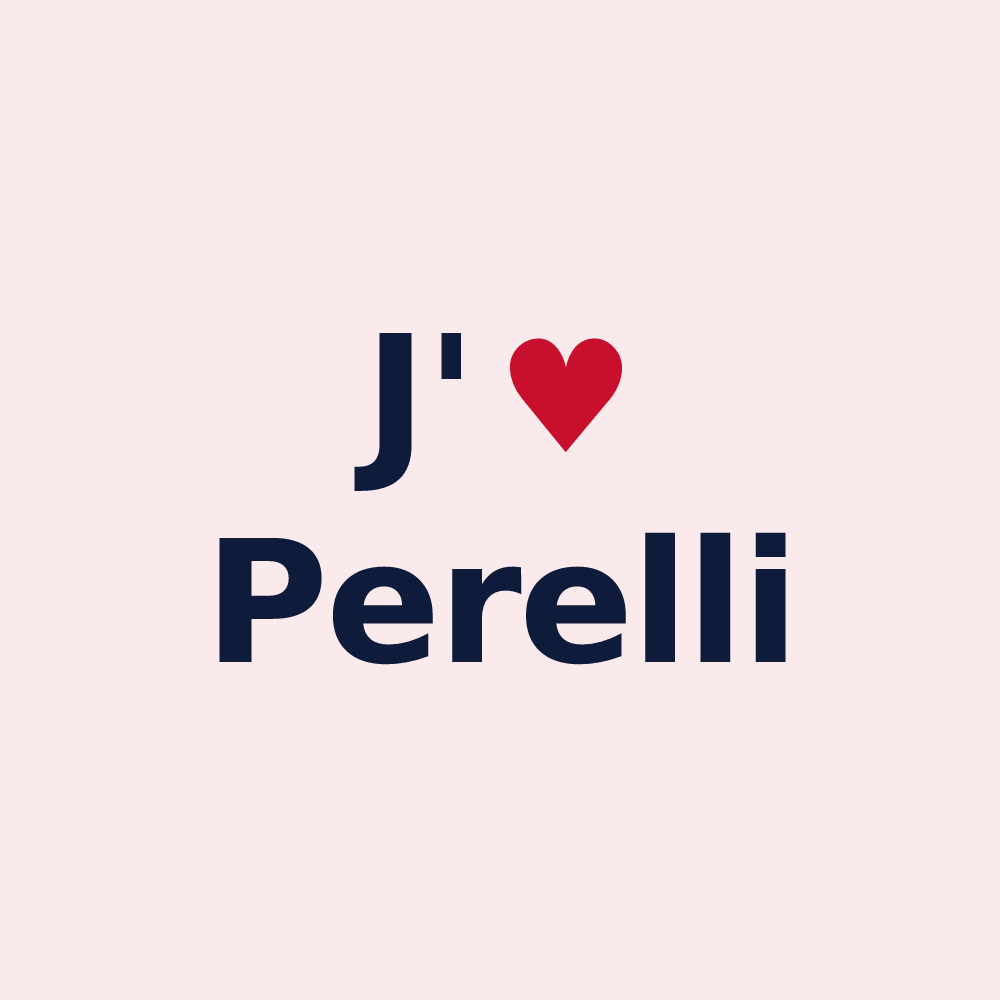 Magnet personnalisé Perelli — design J'aime Perelli