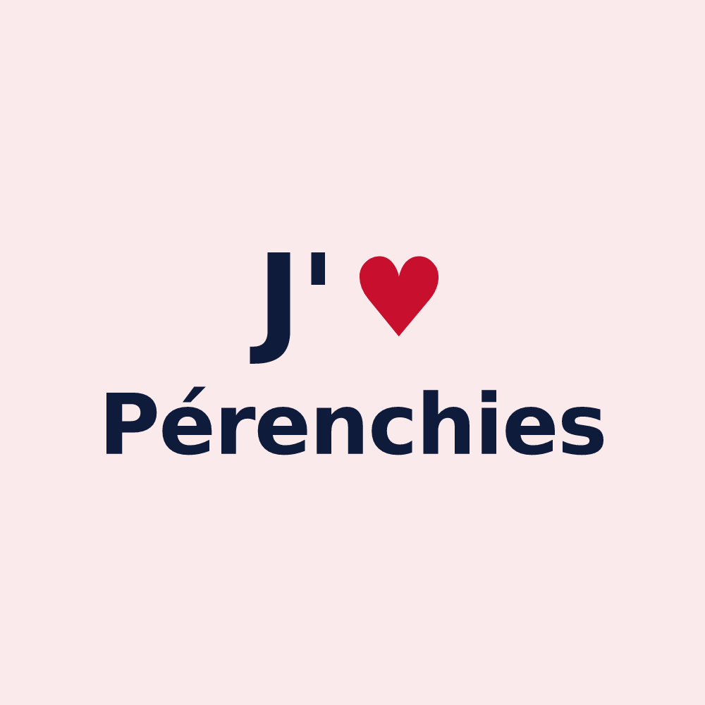 Magnet personnalisé Pérenchies — design J'aime Pérenchies