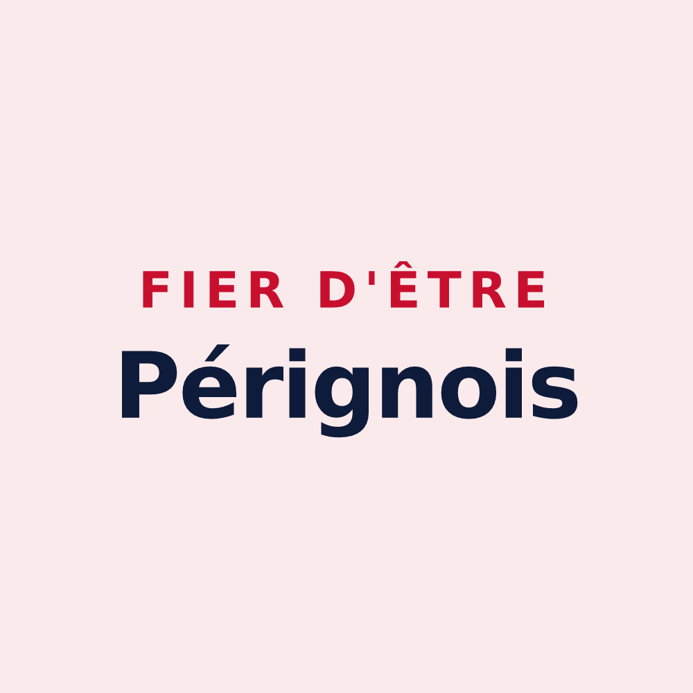Magnet « Fier d'être Pérignois » — design pour Périgneux