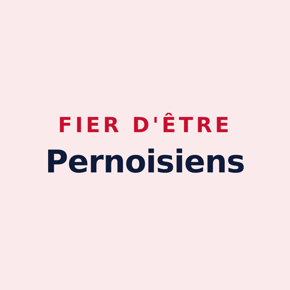 Magnet « Fier d'être Pernoisiens » — design pour Pernois