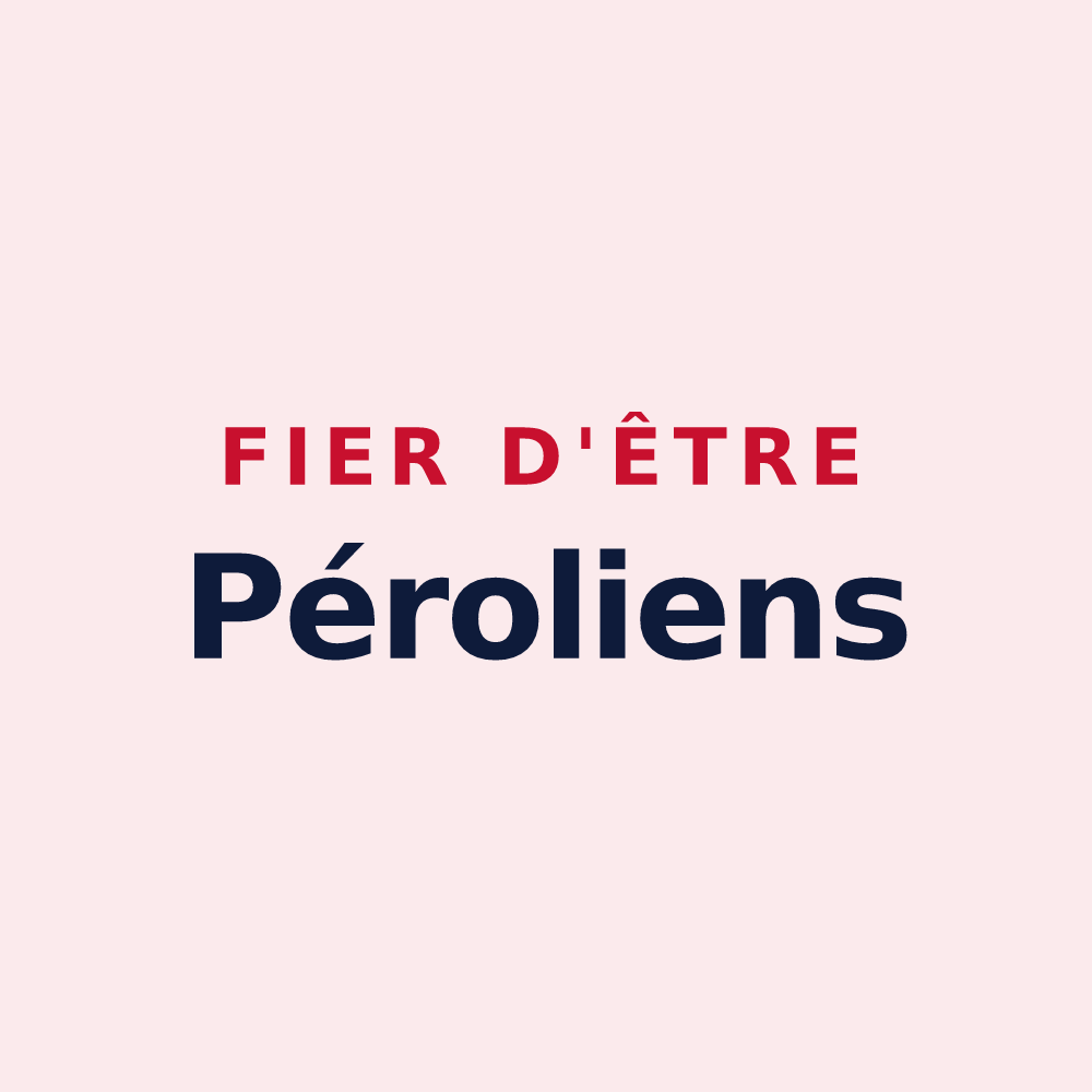 Magnet « Fier d'être Péroliens » — design pour Pérols