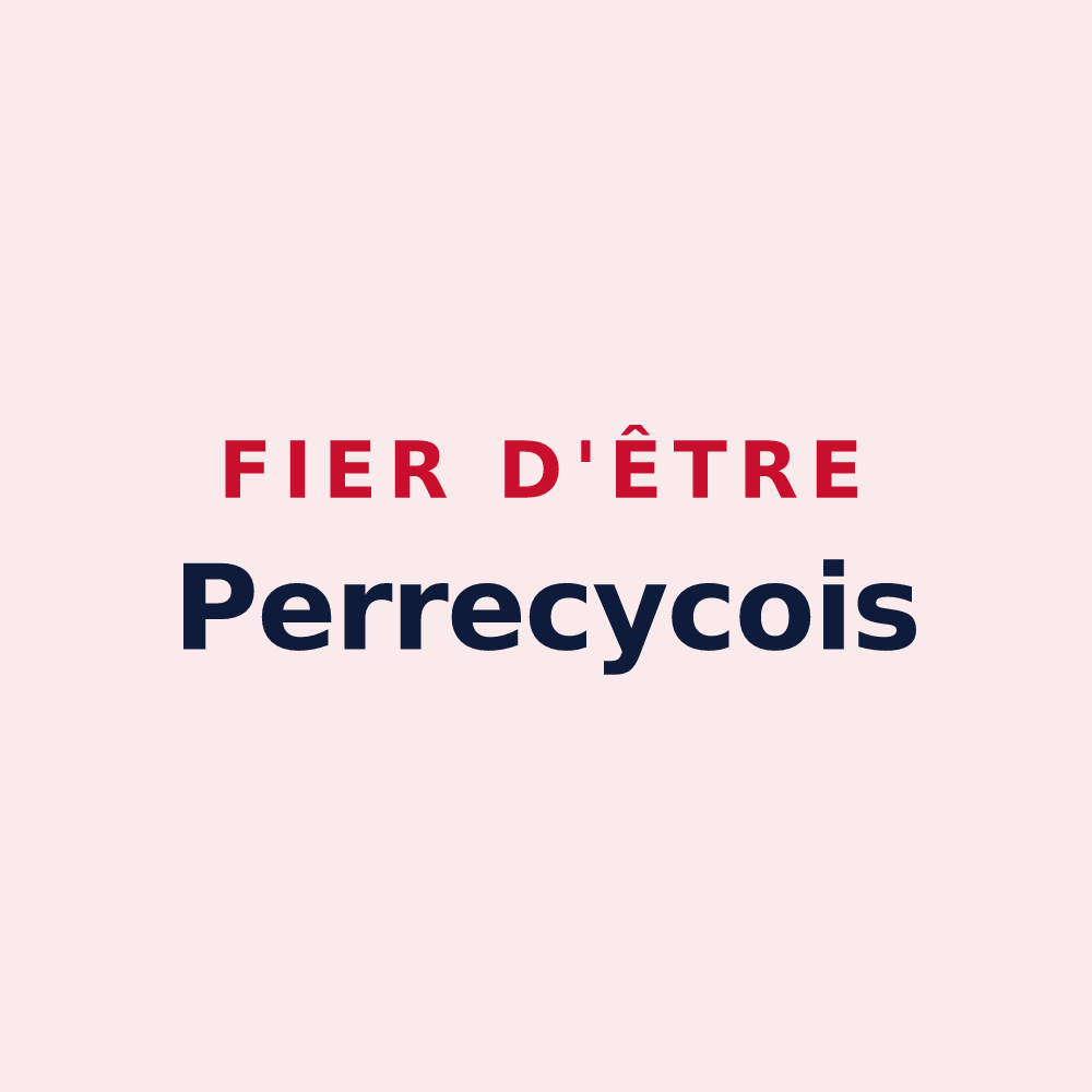 Magnet « Fier d'être Perrecycois » — design pour Perrecy-les-Forges