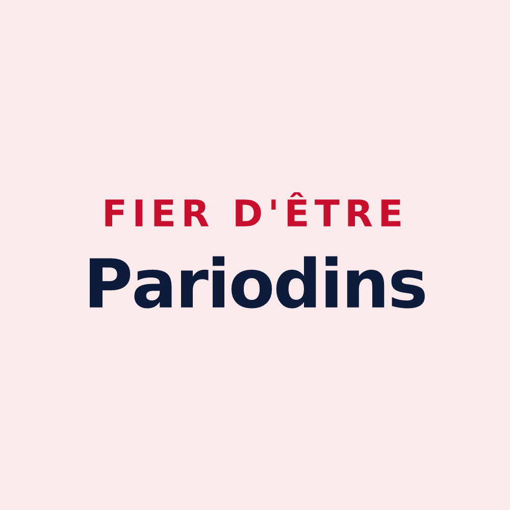 Magnet « Fier d'être Pariodins » — design pour Perreux