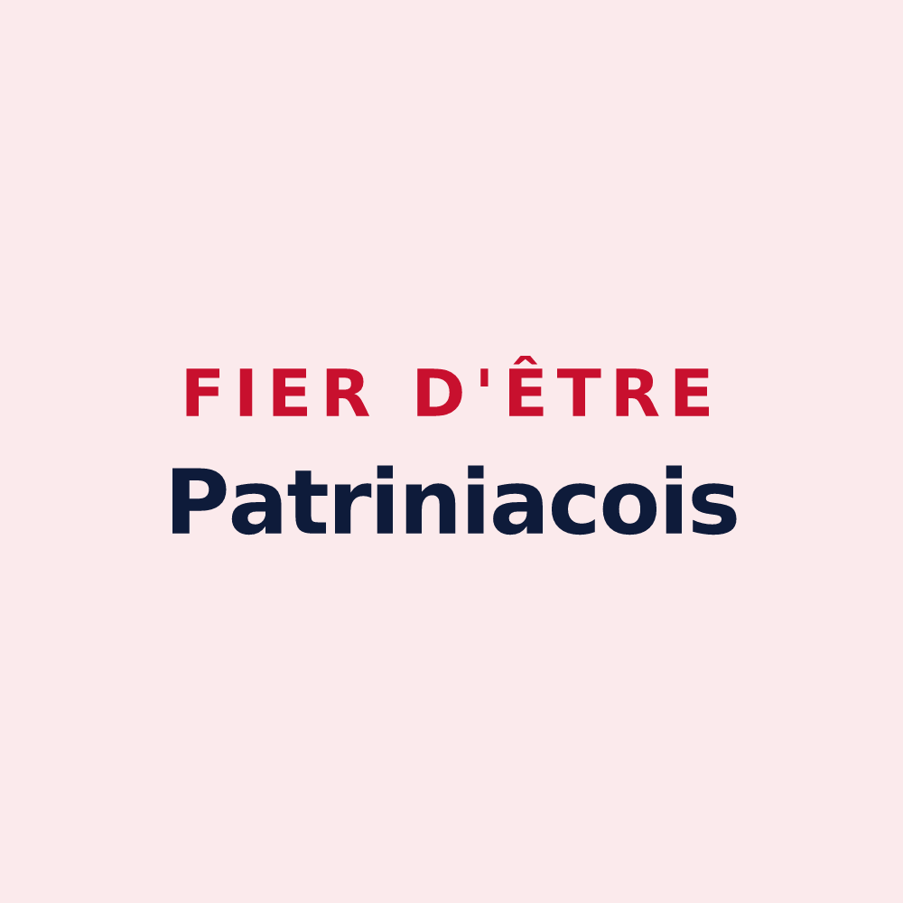Magnet « Fier d'être Patriniacois » — design pour Perrigny-sur-Loire