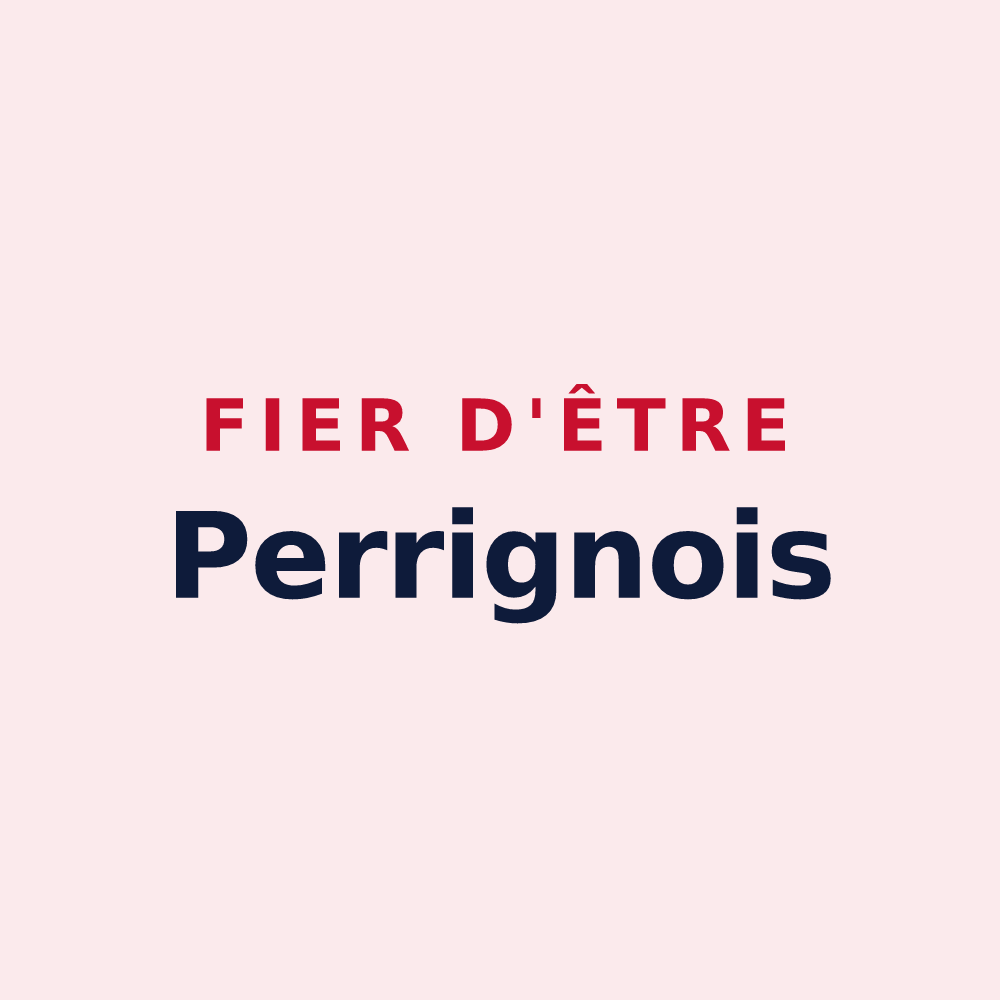Magnet « Fier d'être Perrignois » — design pour Perrigny