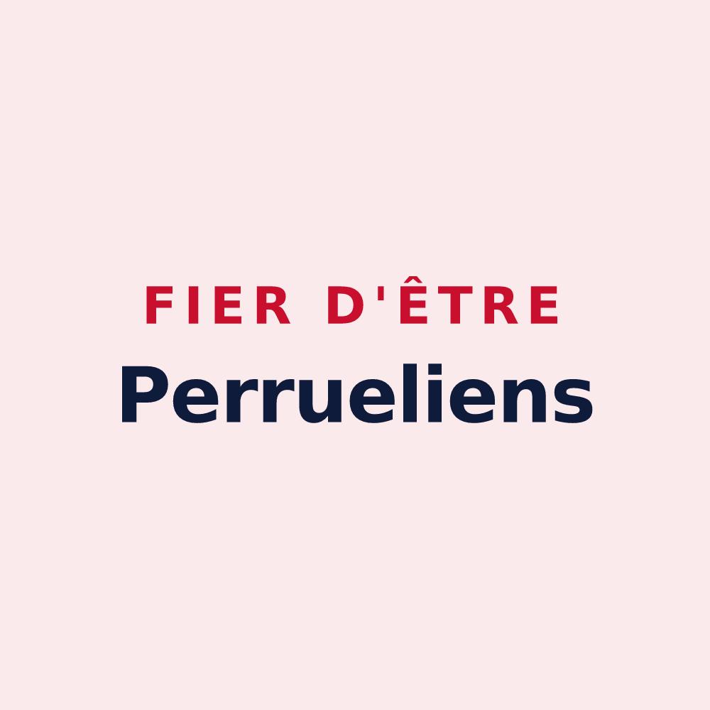 Magnet « Fier d'être Perrueliens » — design pour Perruel