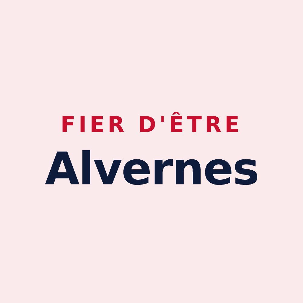 Magnet « Fier d'être Alvernes » — design pour Petit-Auverné
