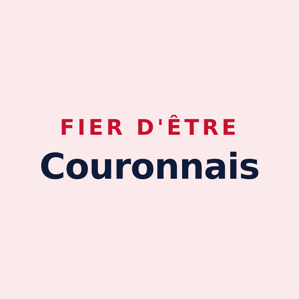 Magnet « Fier d'être Couronnais » — design pour Petit-Couronne