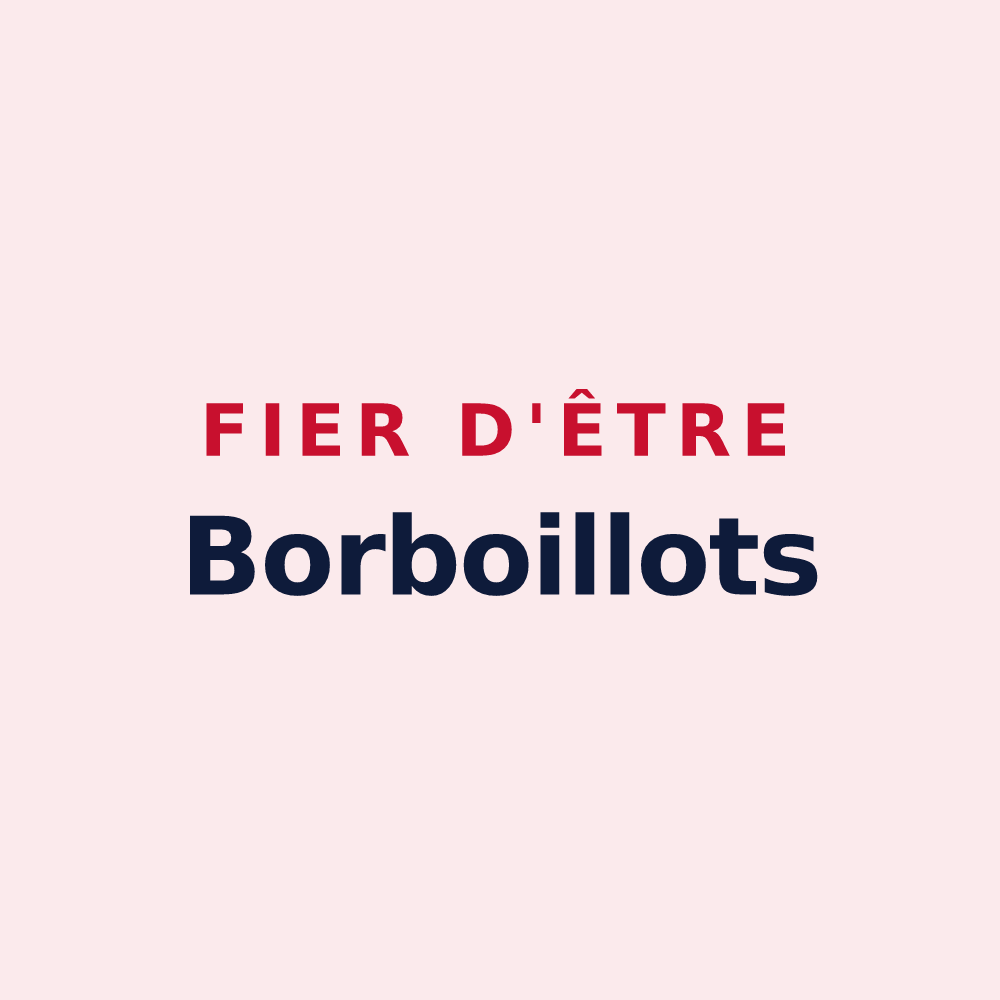 Magnet « Fier d'être Borboillots » — design pour Petitmagny