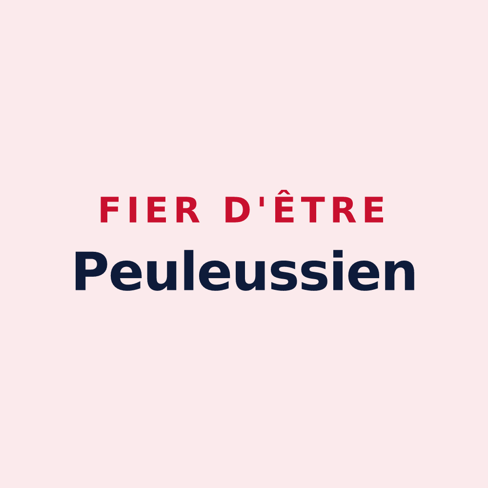 Magnet « Fier d'être Peuleussien » — design pour Peux-et-Couffouleux