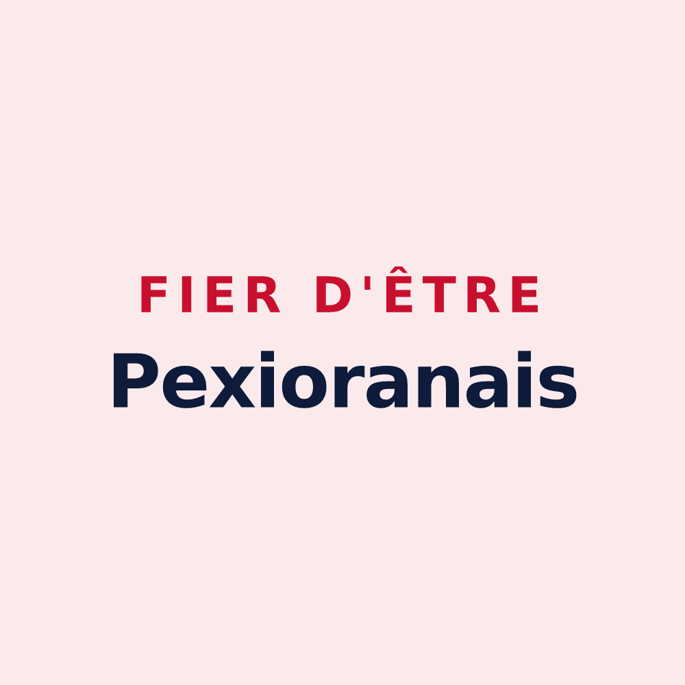 Magnet « Fier d'être Pexioranais » — design pour Pexiora