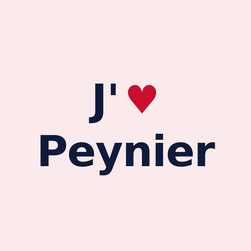 Magnet personnalisé Peynier — design J'aime Peynier