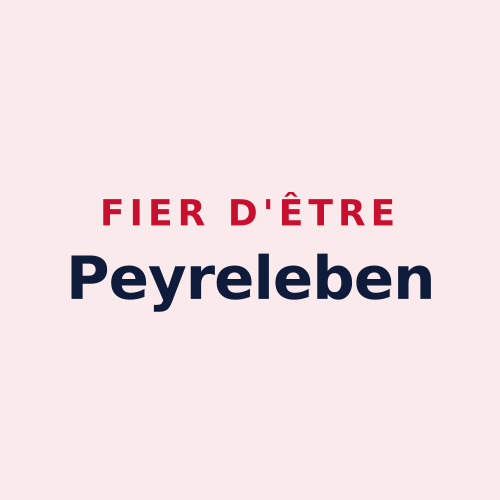 Magnet « Fier d'être Peyreleben » — design pour Peyreleau