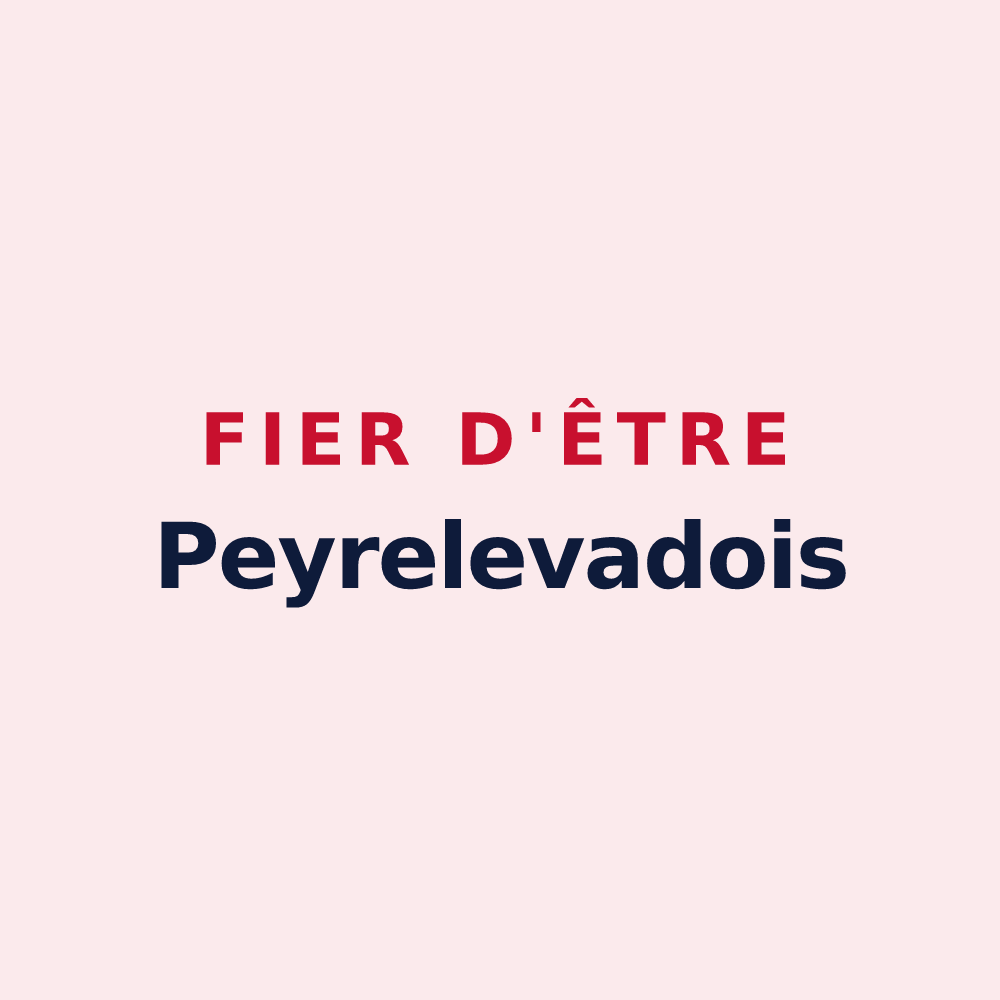Magnet « Fier d'être Peyrelevadois » — design pour Peyrelevade