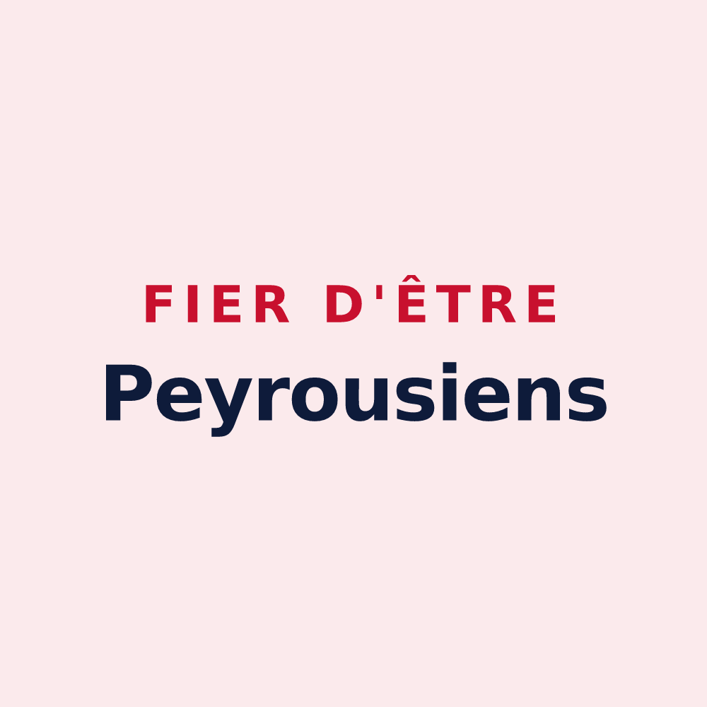 Magnet « Fier d'être Peyrousiens » — design pour Peyrens