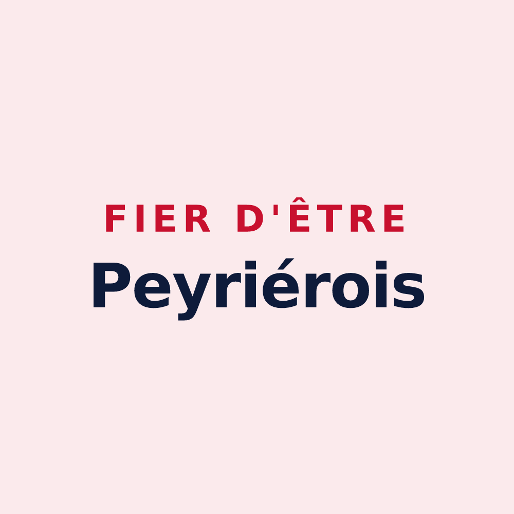 Magnet « Fier d'être Peyriérois » — design pour Peyrière