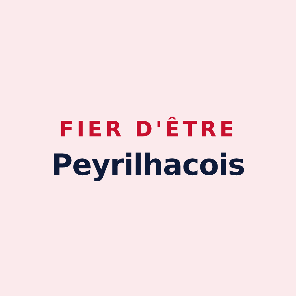 Magnet « Fier d'être Peyrilhacois » — design pour Peyrilhac