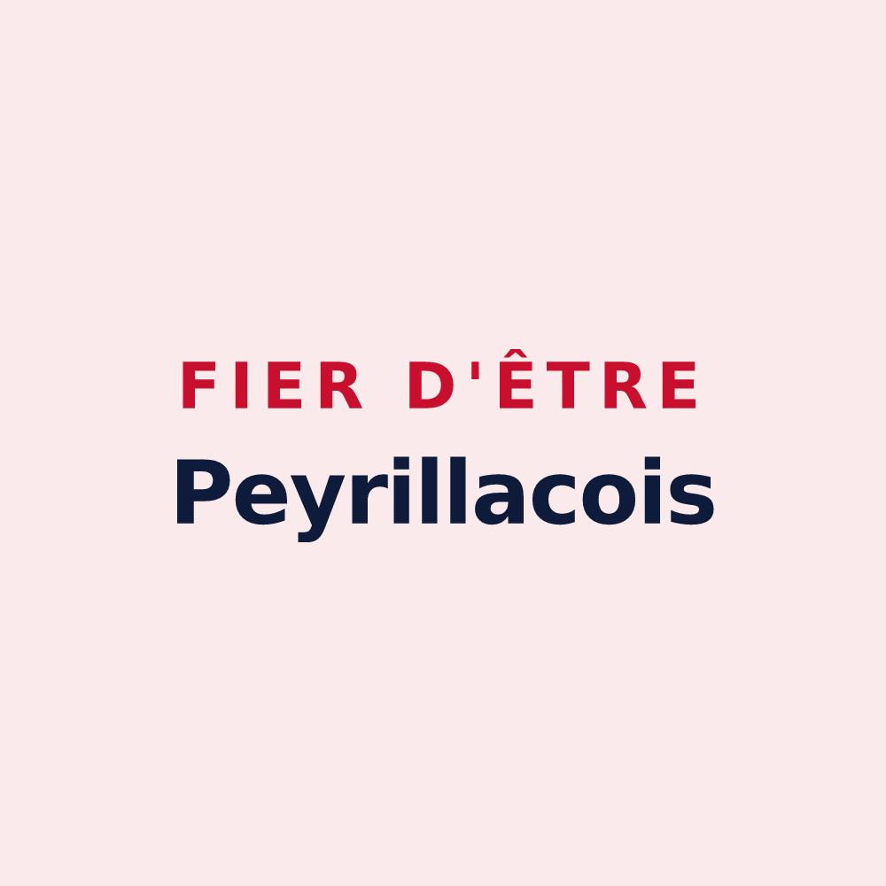 Magnet « Fier d'être Peyrillacois » — design pour Peyrilles