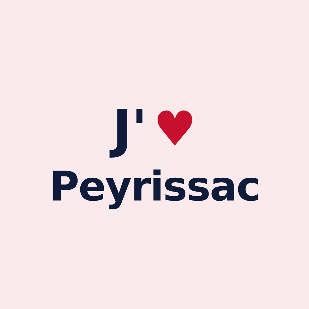 Magnet personnalisé Peyrissac — design J'aime Peyrissac