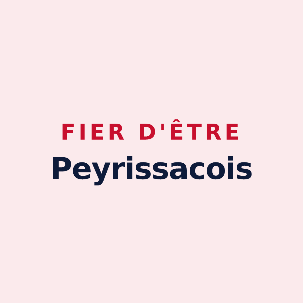 Magnet « Fier d'être Peyrissacois » — design pour Peyrissac
