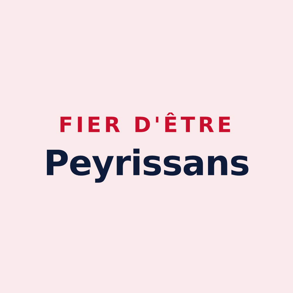 Magnet « Fier d'être Peyrissans » — design pour Peyrissas