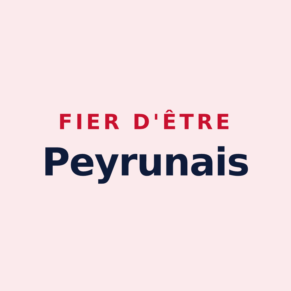 Magnet « Fier d'être Peyrunais » — design pour Peyrun