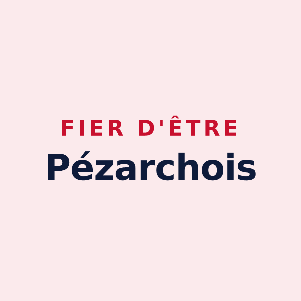 Magnet « Fier d'être Pézarchois » — design pour Pézarches