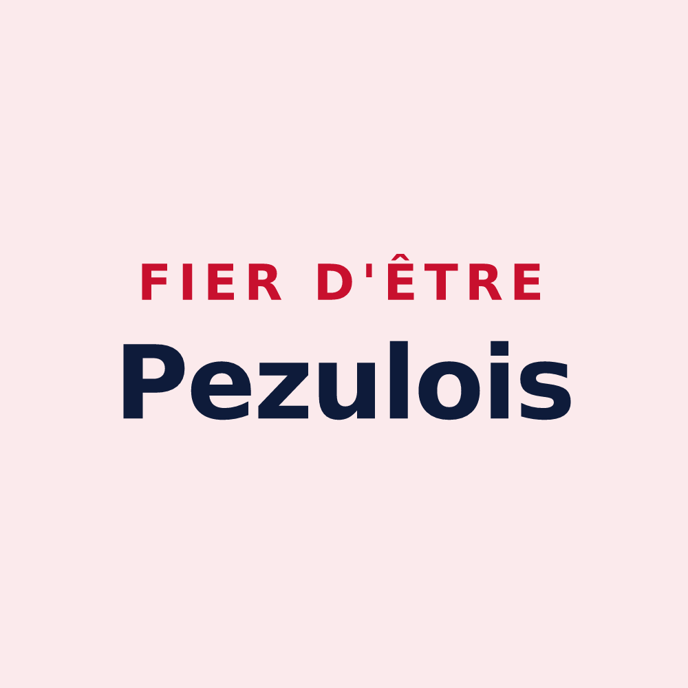 Magnet « Fier d'être Pezulois » — design pour Pezuls