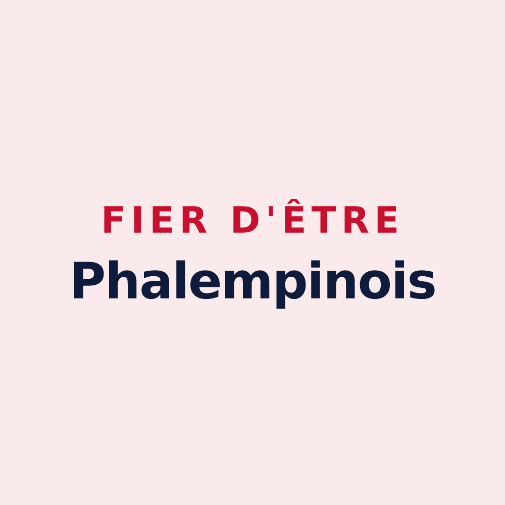 Magnet « Fier d'être Phalempinois » — design pour Phalempin