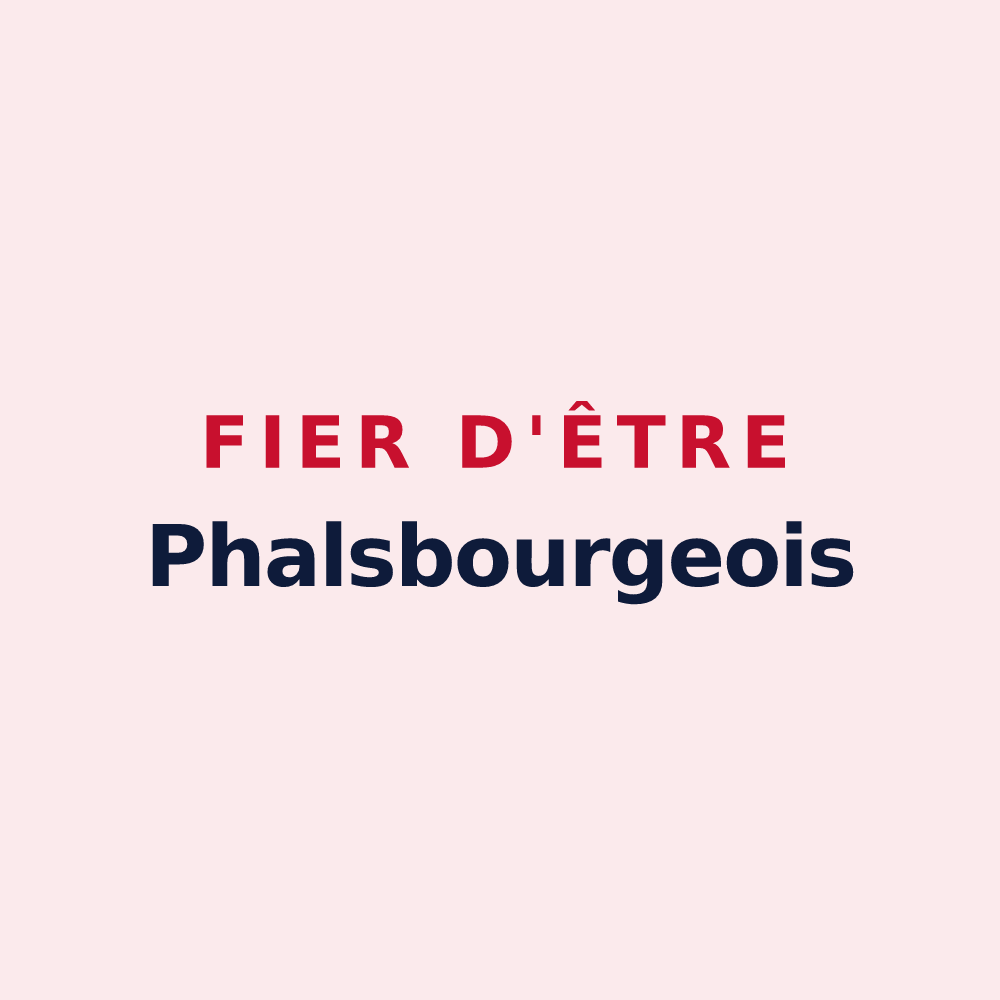 Magnet « Fier d'être Phalsbourgeois » — design pour Phalsbourg